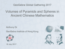 Volumes of Pyramid and Sphere in Ancient Chinese Mathematics