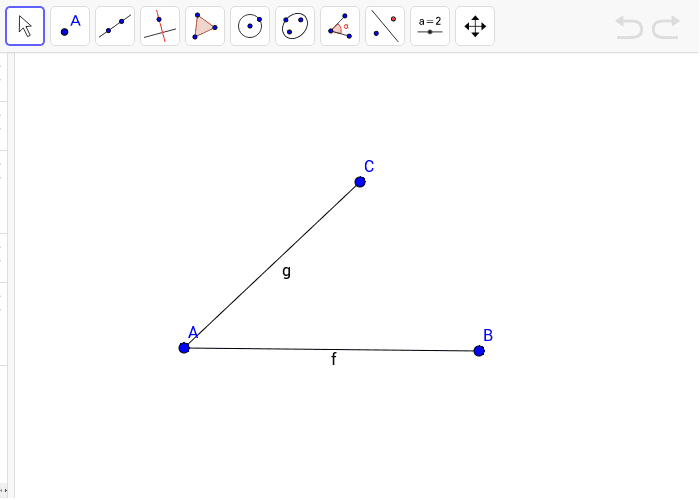 Make a congruent angle Press Enter to start activity