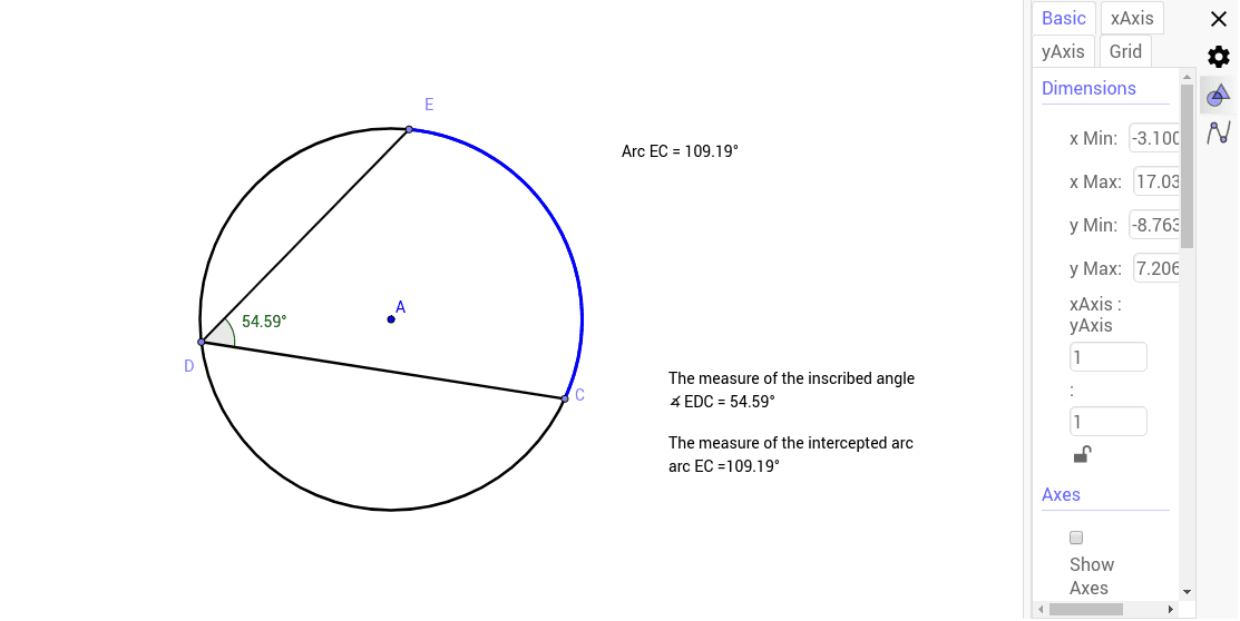 GeoGebra Applet