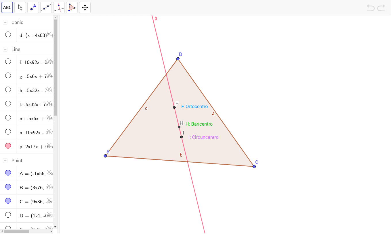 Recta De Euler Con Barra De Herramientas Modificada Geogebra My Xxx