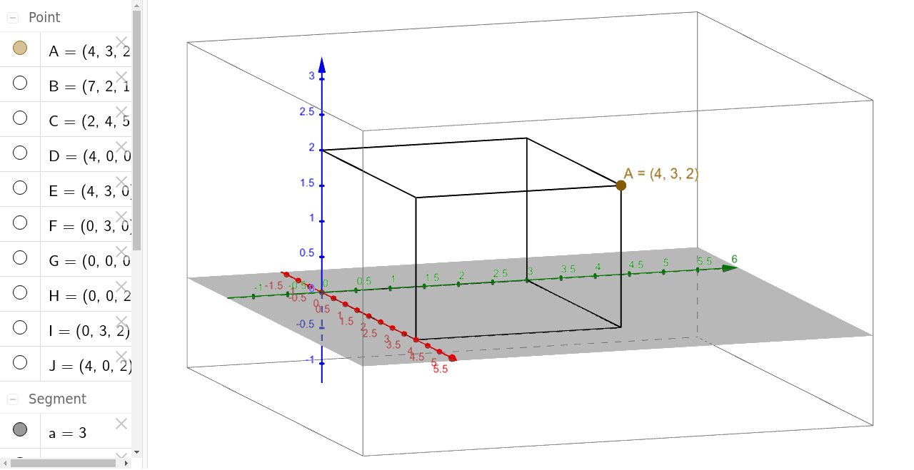 Koordinatensystem 3D – GeoGebra