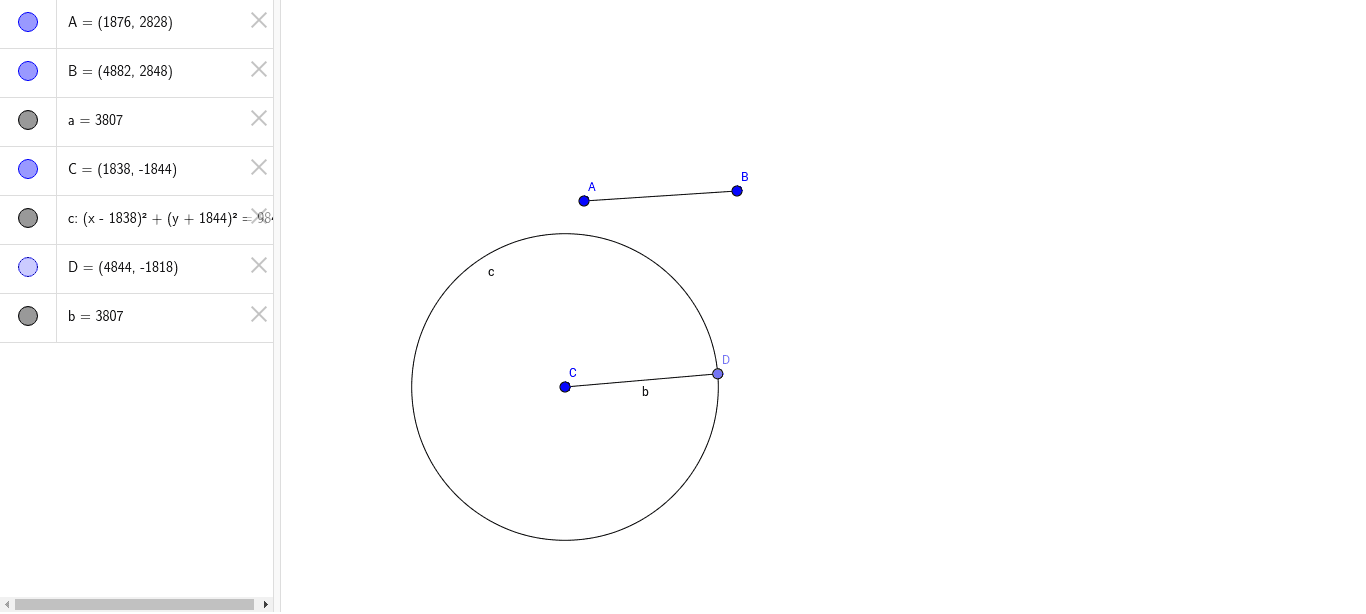 Start, Copy segment Solved – GeoGebra