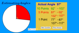 Estimating Angles Game