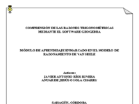 Modulo de Aprendizaje COMPRENSIÓN DE LAS RAZONES TRIGONOMETRICAS MEDIANTE EL SOFTWARE GEOGEBRA EN EL MODELO DE VAN HIELE.pdf