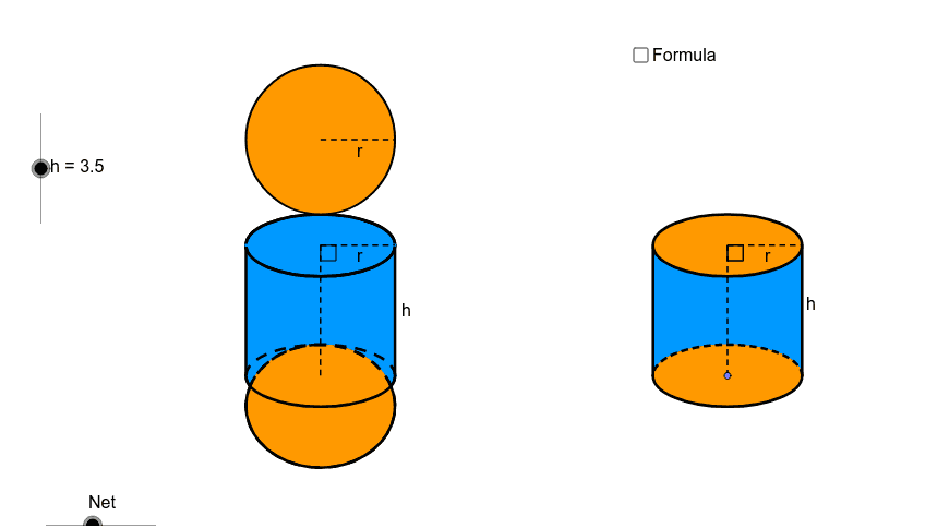 Activity 2 - Net of a cylinder Press Enter to start activity
