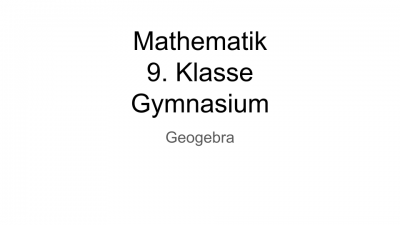 Mathematik 9 Gymnasium Bayern