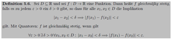(Hinrichs, A.: Analysis 1, Vorlesungsnotizen, Wintersemester 2015/2016, Johannes Kepler Universität Linz)