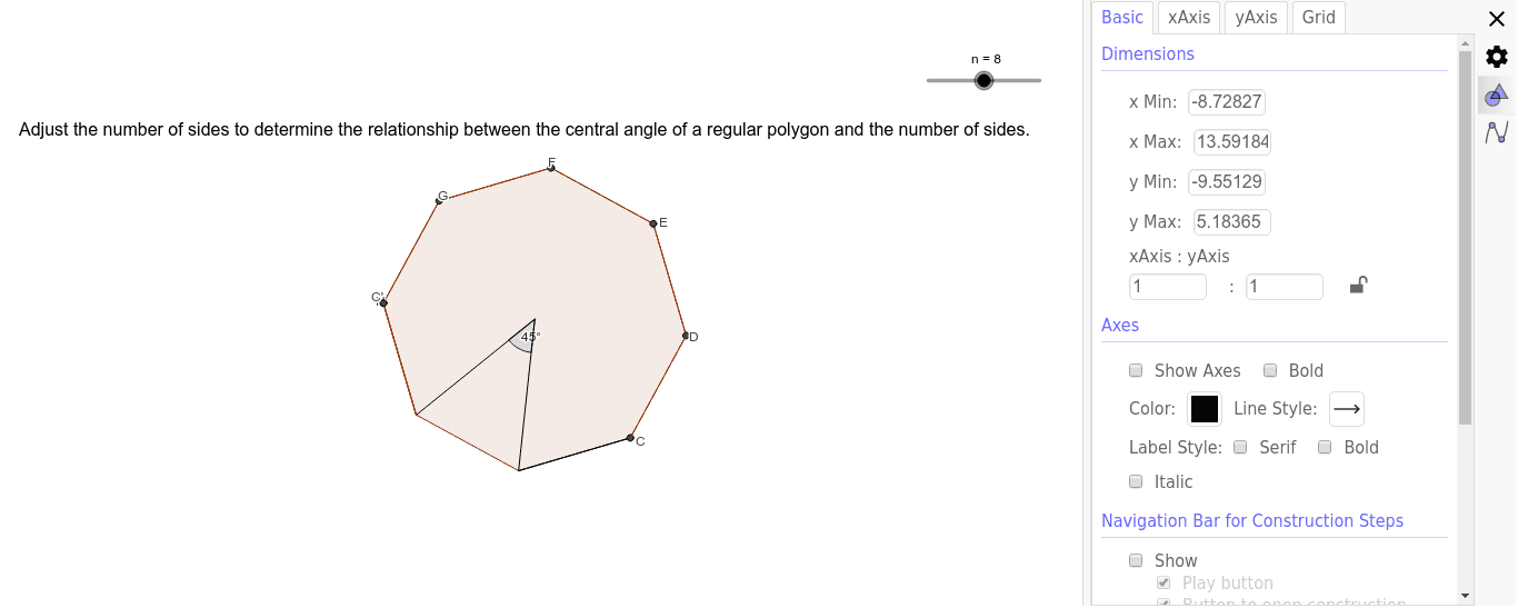 GeoGebra Applet