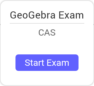 Selecteer [button_small]Examen starten[/button_small] om een examen te starten met de GeoGebra CAS Tablet App.