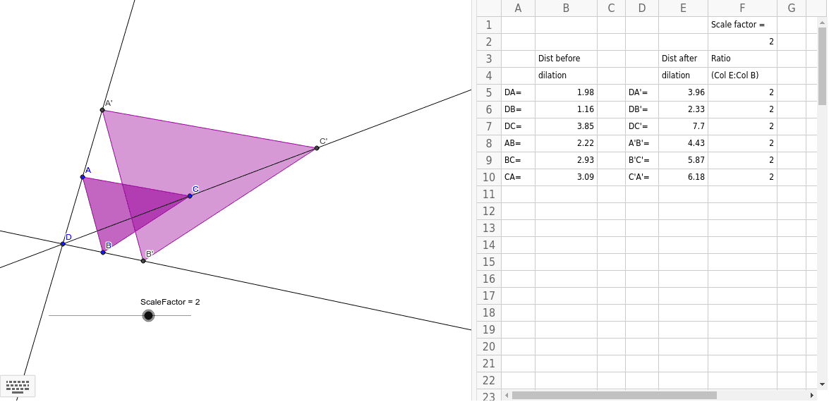 GeoGebra Applet