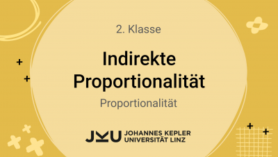 Indirekte Proportionalität