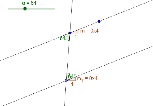 Alternate Interior Angles GeoGebra