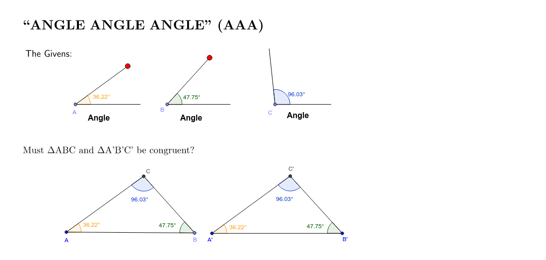 Angle Angle Angle Postulate AAA GeoGebra angle-angle-angle-postulate-aaa-geogebra