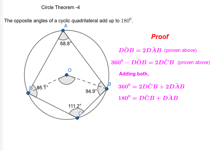 Circle theorems Press Enter to start activity