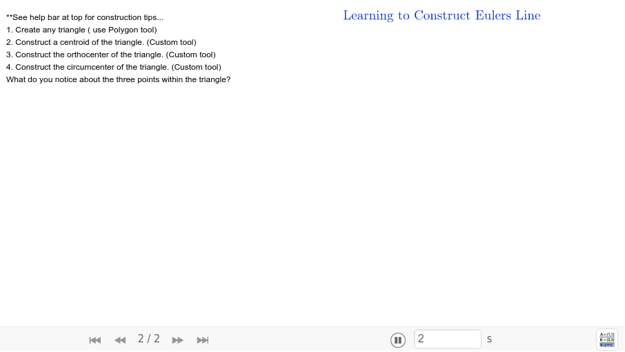 GeoGebra Applet