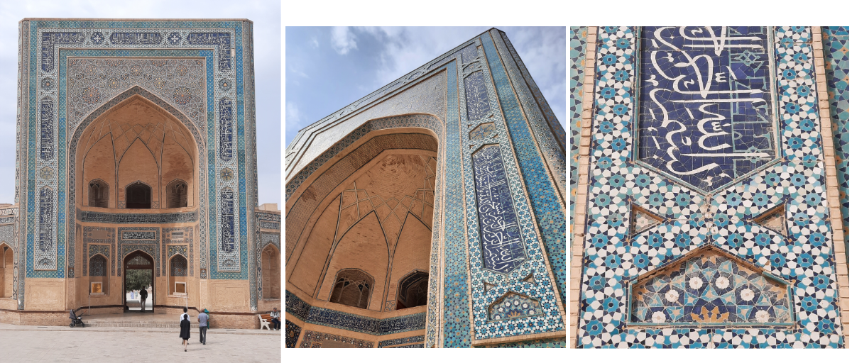 pishtaq of the iwan of the Kalon mosque in Bukhara