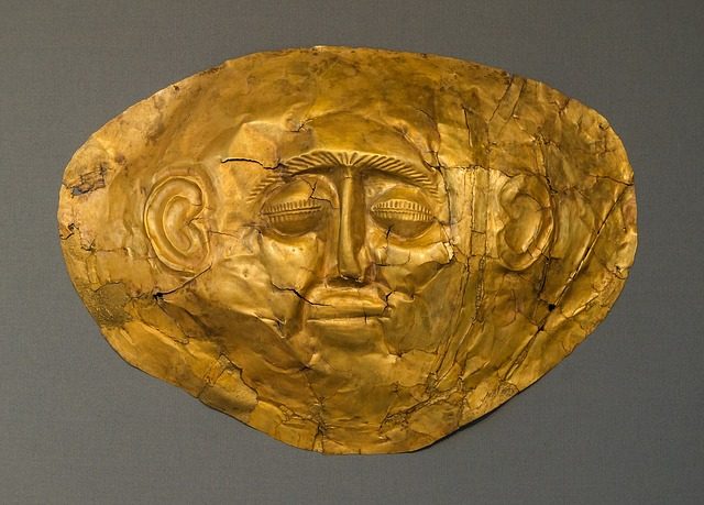Maschera funebre in oro - Micene