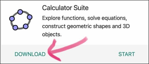 Find the download link beneath the [i]Calculator Suite[/i] box on the download page.