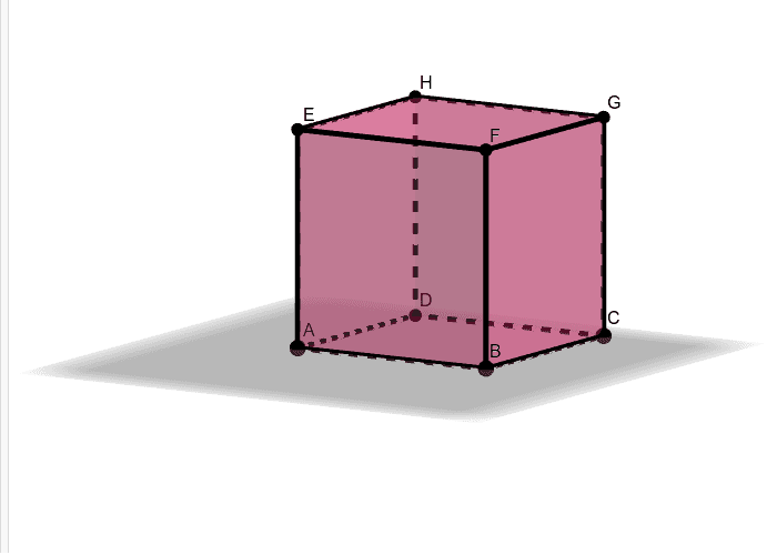 U geometrijsku bilježnicu napiši sve usporedne bridove ove kocke. Pritisnite Enter za pokretanje.