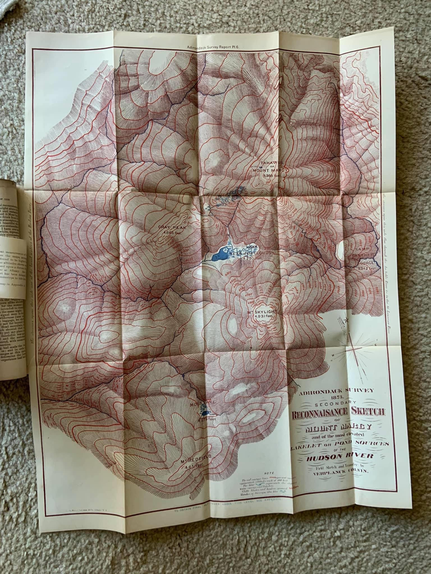 Hand Drawn Map by Verplank Colvin