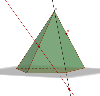 Побудуйте переріз піраміди площиною FGJ