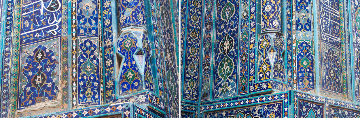 Details of the Shirin Bika mausoleum