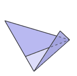 Folding paper, doing geometry figures
