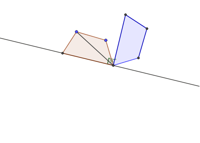 ABCD Quadrilateral Rotated 90 degrees clockwise about Point C Press Enter to start activity