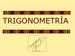Trigonometría 4 ESO