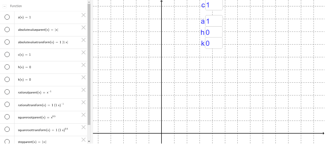 GeoGebra Applet