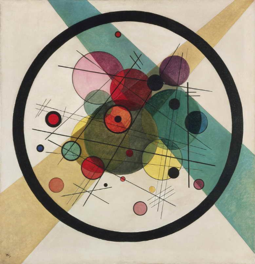  Wassily Kandinsky, Círculos en un círculo, 1923