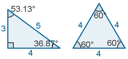 As figuras, acima, ilustram um polígono não regular, à esquerda, e um [b]polígono[/b] [b]regular[/b] à direita.