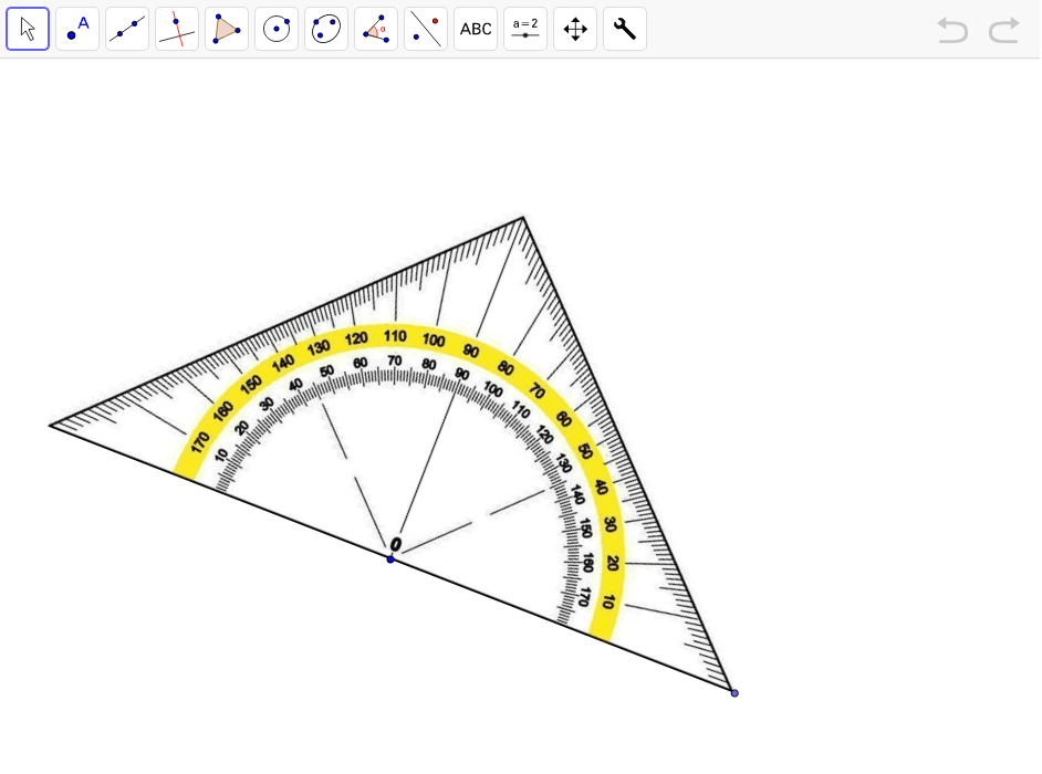 Winkel zeichnen – GeoGebra