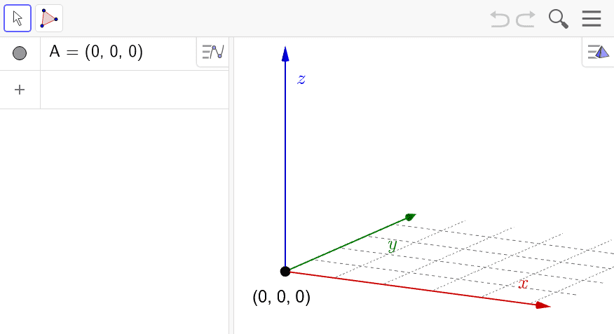 Below, construct a cube whose edge lengths are 10 units long. If interested, feel free to use the point plotted as one of its vertices (corners).   Press Enter to start activity