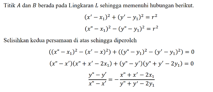 Perhatikan hubungan persamaan-persamaan aljabar di atas.