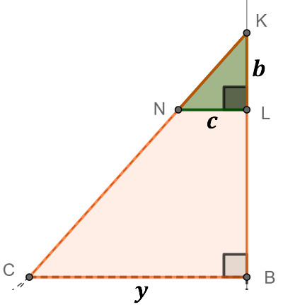 [math]\bigtriangleup NKL[/math] y [math]\bigtriangleup CKB[/math]