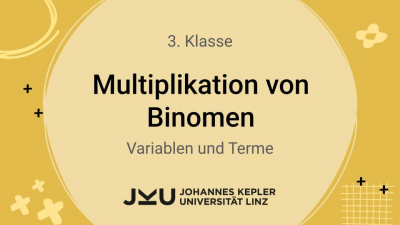 Multiplikation von Binomen