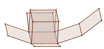 

[i]ACTIVIDAD 7: POLIEDROS[/i]

[justify]1.    
Represente
un cubo y realice su desarrollo. ¿Cuál es la medida de su arista, la medida del
área de su superficie y la medida de su volumen? [/justify]

