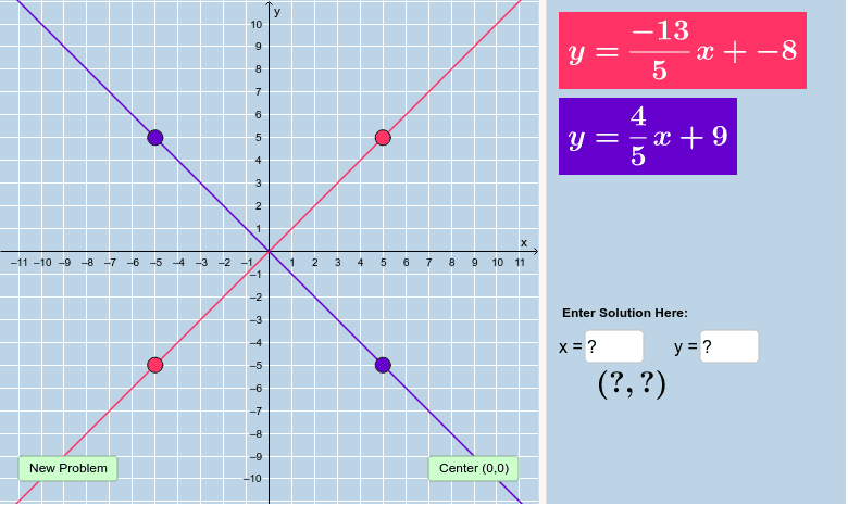 GeoGebra Applet