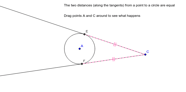 Theorems About Tangents And Chords Play Around With Each Of These Applets To Discover Geogebra 0295