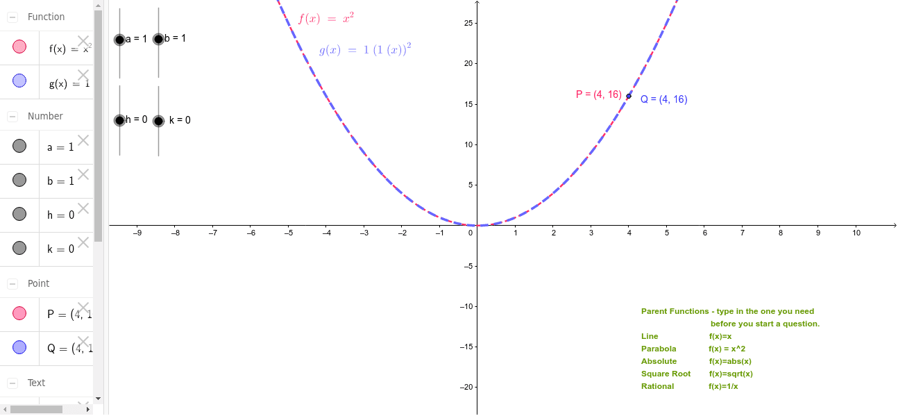 GeoGebra Applet