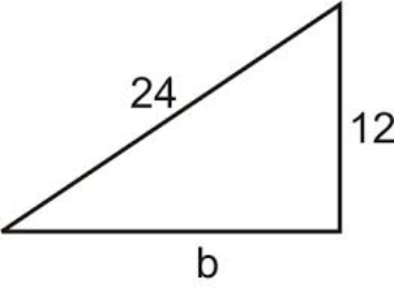 Para saber la base se haría:        b = √h²-c²
