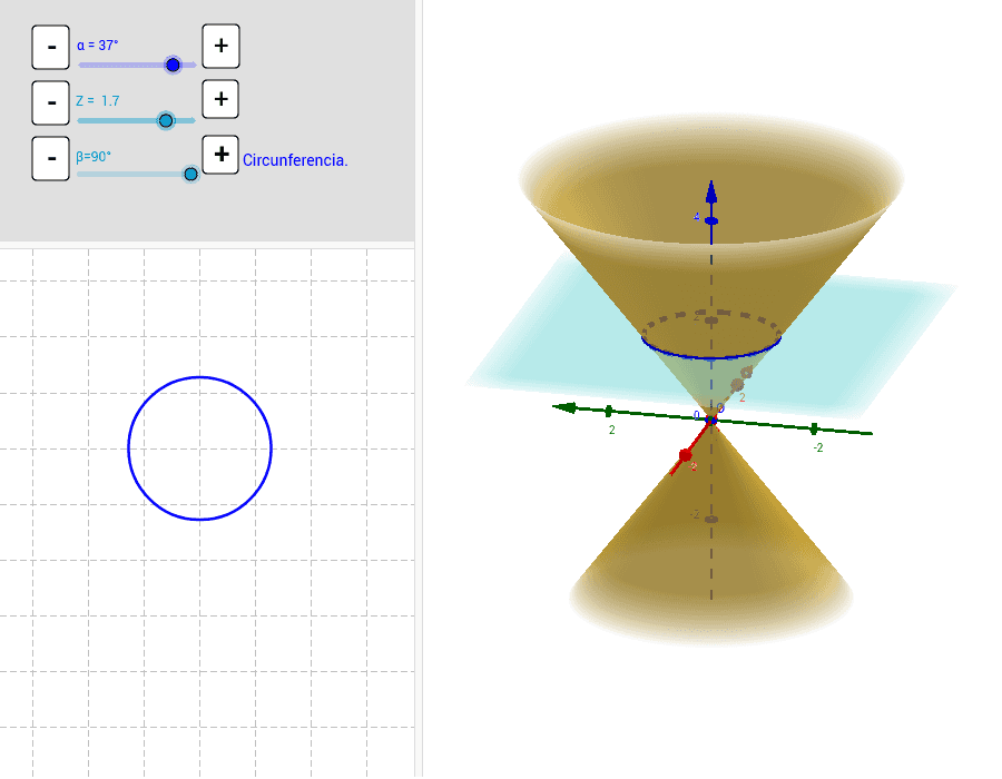 Secciones Cónicas Geogebra 2526