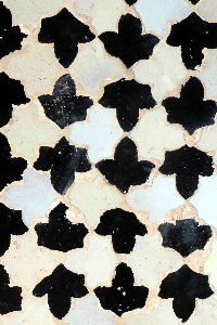 Mosaico de las hojas. La Alhambra. Granada.