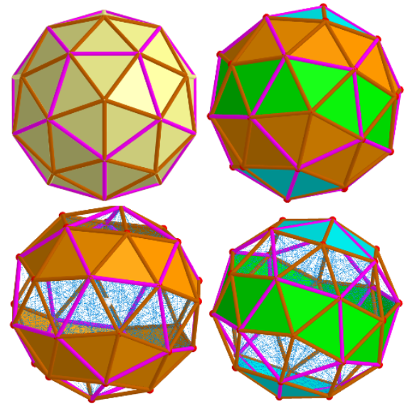 Biscribed Pentakis Dodecahedron and its elements