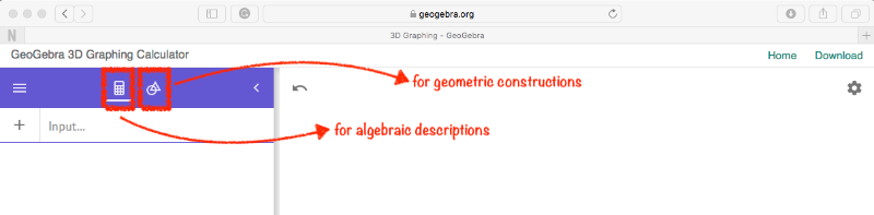 [size=85][size=100][i][color=#0000ff]note[/color][/i]: for those who are not familiar with proper GeoGebra algebraic syntax, we recommend starting from some examples available in [url=https://www.geogebra.org/m/pkfzccjw#chapter/314408]Samples[/url]. [/size][/size]