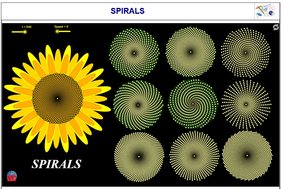 http://dmentrard.free.fr/GEOGEBRA/Maths/spirals1rMD.html