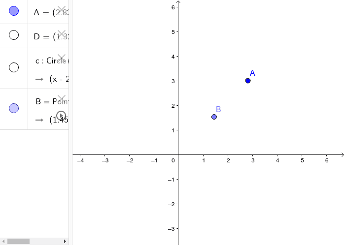 Point Examples – GeoGebra