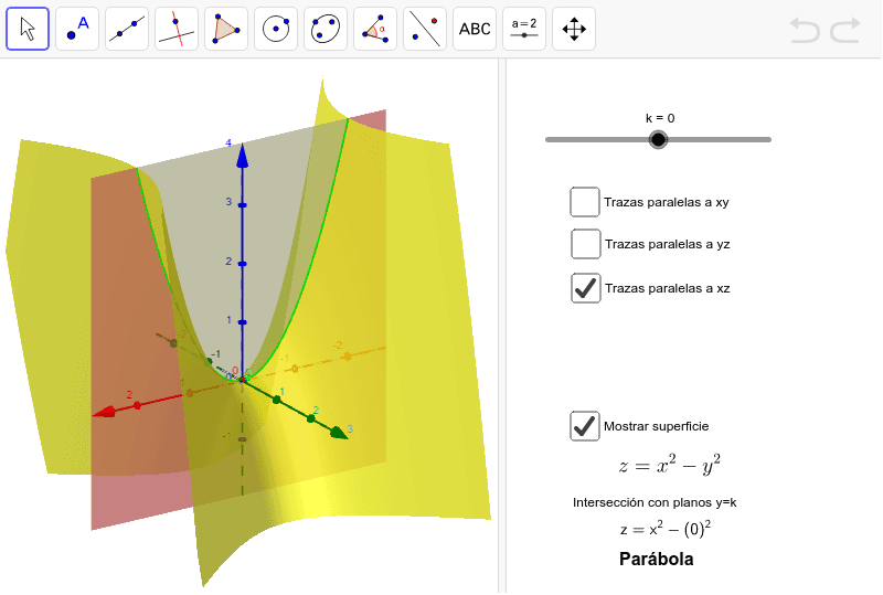 Superficies Cuádricas Geogebra