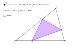 Project: triangle area ratio